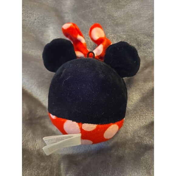 Hallmark Fluffballs Minnie Mouse Round Plush 4" Pre-owned With Tag Stuffed Toy - Picture 3 of 6